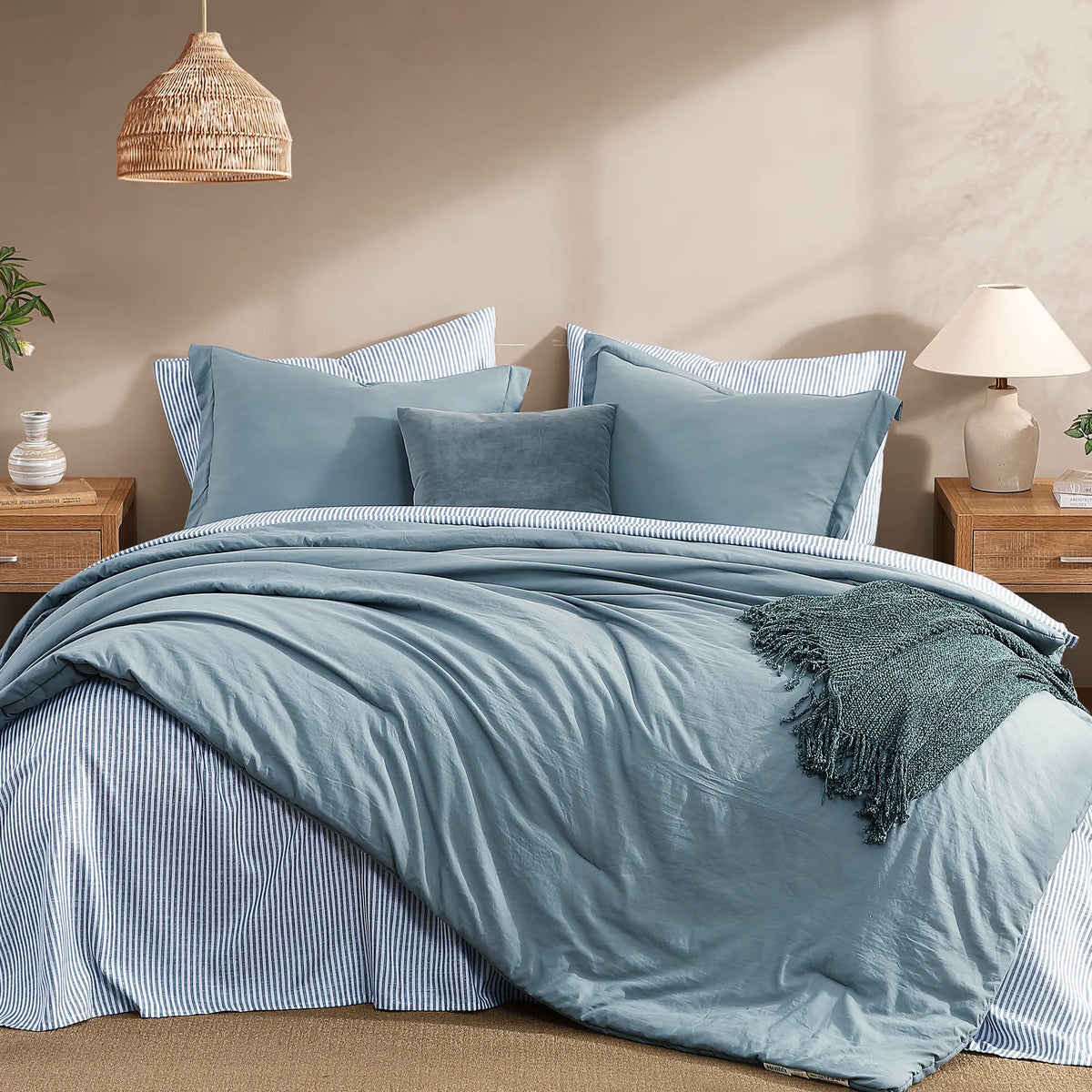 7-Pieces Microfiber Comforter Set