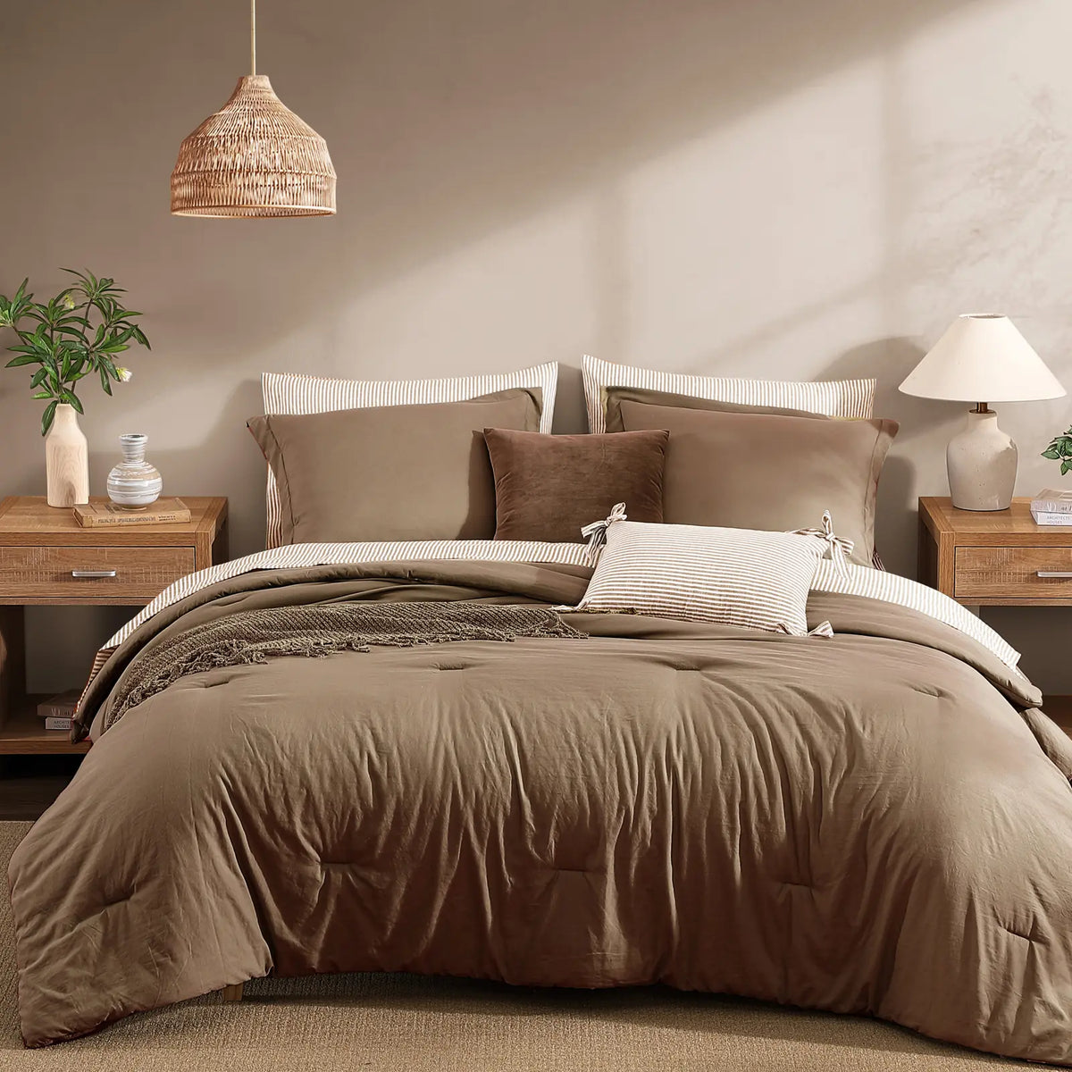 7-Pieces Microfiber Comforter Set