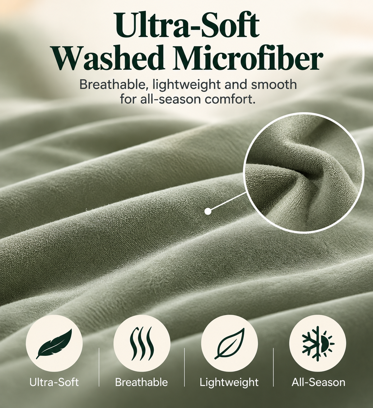 7-Pieces Microfiber Comforter Set
