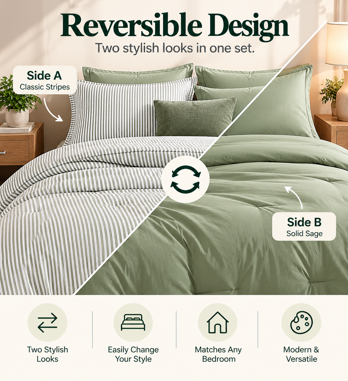 7-Pieces Microfiber Comforter Set