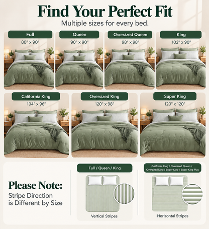7-Pieces Microfiber Comforter Set