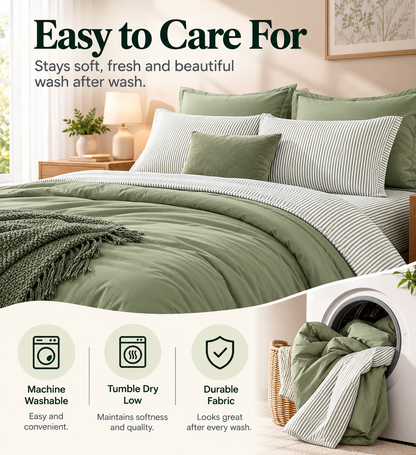 7-Pieces Microfiber Comforter Set